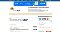 Desktop Screenshot of presse.netbois.com