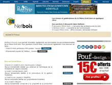 Tablet Screenshot of presse.netbois.com